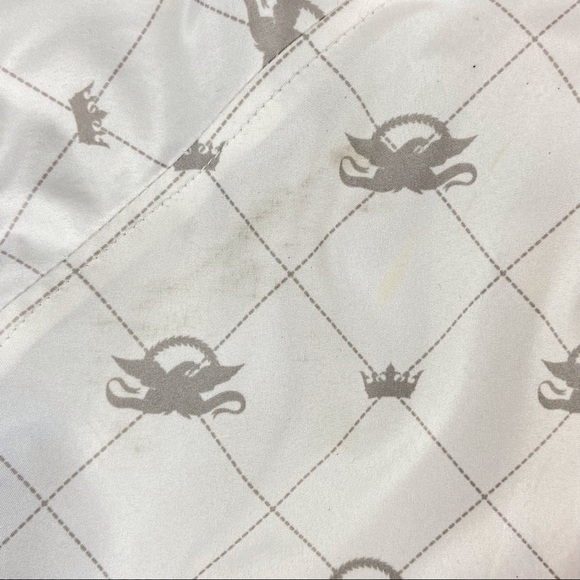 AVIREX 90s Vintage Men’s Hip-Hop Fashion Off White Zip-Up Lightweight Jacket XXL - Picture 9 of 10